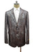 Men's Black ~Brown Two Button Alligator Jacket