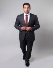 Mens Black Checkered Suit - Business Discounted Suit