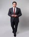Mens Black Checkered Suit - Business Discounted Suit