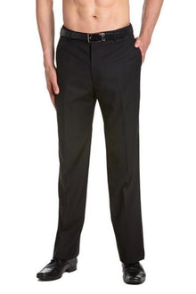 Men's Black Tuxedo Pants Flat Front