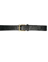 Real Authentic Skin Black All-Over Genuine Crocodile Patchwork Cinturon De Cocodrilo