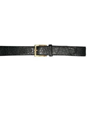Real Authentic Skin Black All-Over Genuine Crocodile Patchwork Cinturon De Cocodrilo