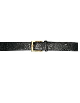 Real Authentic Skin Black All-Over Genuine Crocodile Patchwork Cinturon De Cocodrilo