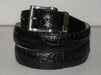 Men's Genuine Authentic Black Cinturon De Cocodrilo