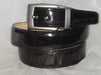 Men's Genuine Authentic Black Eel Belt