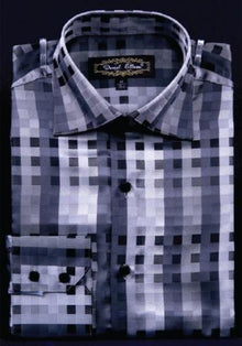 Fancy Polyester Fashion Shirt With Button Cuff Black Men's Dress Shirt Night Club Outfit guys Wear For Men Clothing Fashion