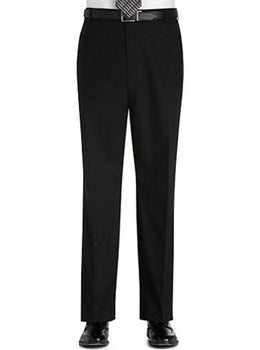 Flat Front Regular Rise Slacks