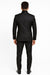 Mens Black Glitter Stripe Tuxedo with Satin Shawl Lapel – Slim Fit Formal Party Suit