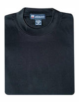 Men's Solid Regular Fit 80% Rayon 20% Polyester Short Sleeves Knitted Black Sweater