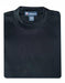 Men's Solid Regular Fit 80% Rayon 20% Polyester Short Sleeves Knitted Black Sweater