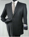 Super 140's Merino 3 Button Side Vents, Flat Front Pant.