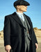 Men's Black One Chest Pocket Three Buttons Peaky Blinders Suits - Peaky Blinders Outfit + Hat (Peaky Blinders Custome)