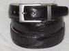 Cinto De Avestruz - Cinto Vaquero Mens Genuine Authentic Black Ostrich Leg Belt