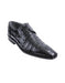 Los Altos Black Genuine All-Over Crocodile Shoe ~ World Best Alligator ~ Gator Skin Belly Shoes