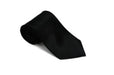 Black 100% Silk Solid Necktie With Handkerchief-Men'S Neck Ties - Mens Dress Tie - Trendy Mens Ties