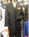 Men's Black Six Button Suit
