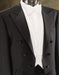 Full Dress 100% Poly Rayon Fabric Super 150'S Tuxedo Tailcoat In Black Color Peak or Collar or Shawl Collar