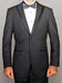 High Quality Peak Lapel 2 Button Slim Fit Tuxedo With Satin Trim Lapel Black  Slim Fit Black Tuxedo - Skinny Fit Tuxedo