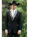 Men's Black Tuxedo Camouflage Suits Camo Tux Pattern On with trimmed pockets
