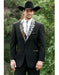 Men's Black Tuxedo Camouflage Suit Camo Tux Pattern On  with trimmed pockets
