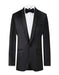 Men's Black Tuxedo Regular Fit Shawl Lapel velour Jacket