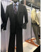 Men's Black Two Button Suit