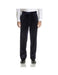 Men's Black Flat Front Velvet Pants unhemmed unfinished bottom