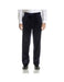 Men's Black Flat Front Velvet Pants unhemmed unfinished bottom