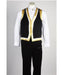 Men's Matching Vest & Pants Set Black