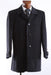 Men's DRESS COAT  WOOL CASHMERE 3/4 LENGTH BLACK WINTER COAT