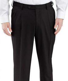 Men's Black Pants Winthrop and Chruch Pleated - Cheap Priced Dress Slacks For Men On Sale