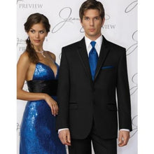 Skinny Fitted Slim Fit Savoy Tuxedo – Satin Trim