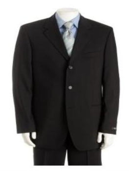 Notch Lapel Side Vented Simple & Classy Solid Black Super 150'S Wool & Back Side Vented Available In 2 Or 3 Buttons Style Regular Classic Cut