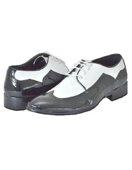 Men's Black White Dress Shoe - Tuxedo & Prom Footwear | MensUSA Men's Black White Dress Shoe - Tuxedo & Prom Footwear | MensUSA