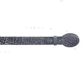 Authentic Genuine Real Black & Silver Menudo Belt