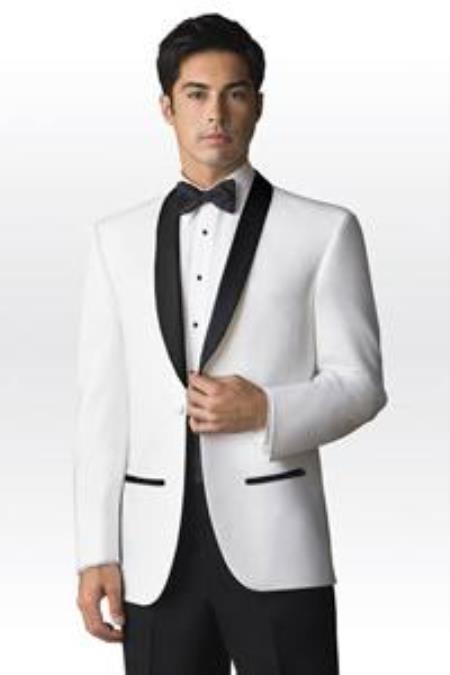 DownTown Shawl Jacket Black/white