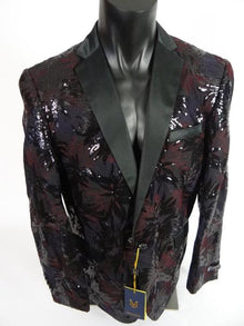 Men's Blazer Sport Coat  Shawl Lapel Jacket Yellow Black