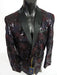 Men's Blazer Sport Coat  Shawl Lapel Jacket Yellow Black