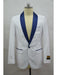 Men's Blazer  White ~ NavyBlue Tuxedo Dinner Jacket and Blazer Two Toned