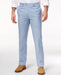 Men's Classic Fit seersucker ~ sear sucker Cotton Blue Flat Front Dress Pants