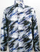 Blue Fancy Polyester Dress Club Clubbing Clubwear Shirts With Button Cuff For Men'S Dress Shirt Night Club Outfit Guys Wear For Men Clothing Fashion