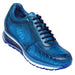 Men's Blue Ostrich Leather Sneakers – Belvedere Todd Antique Ocean