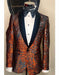 Men's Bronze Shawl Black Lapel Designer Casual Cheap Priced Fashion Blazer Dress Jacket