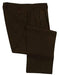 Mens Brown Wool Dress Pants