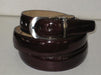 Men's Genuine Authentic Brown Eel Belt