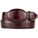 Men'S Brown Original Eel Skin Western Style Belt
