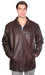 Classic Zip Front Lamb Coat W/ Thinsulate™ Zip-Out Liner Brown Available In Big And Tall