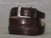 Men's Genuine Authentic Brown Lizard Belt