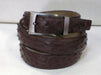 Men's Black Genuine Ostrich Belt