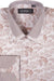 Brown Trimmed down regular fit tailoring Spread Collar Dress Shirt